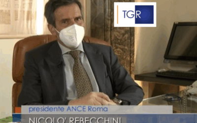 Caro prezzi e cantieri bloccati. Il Presidente Rebecchini al TGR Rai lancia l’allarme: “Siamo nella tempesta perfetta, la ripresa è in bilico. Fare presto”