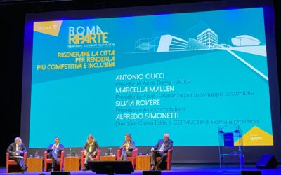“Riprendiamo in mano il futuro della città, i costruttori pronti a dare il loro contributo” – Il Presidente di Ance Roma – ACER Ciucci al convegno “Roma Riparte. Rigenerazione, sostenibilità e semplificazione”