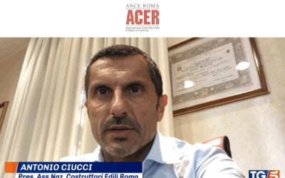 Superbonus, il Presidente di Ance Roma – ACER Antonio Ciucci al TG5: “Il governo intervenga immediatamente per sbloccare la cessione dei crediti”