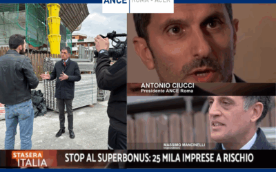 “Stop al superbonus: 25 mila imprese a rischio” – L’allarme del Presidente dei costruttori romani, Antonio Ciucci al programma “Stasera Italia” Rete4