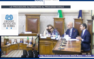 Codice degli Appalti, il Presidente Ciucci all’ultimo convegno dell’Ordine degli Avvocati di Roma sulle procedure alternative al processo civile: “Serve maggior coordinamento tra i vari istituti per garantirne l’efficacia”