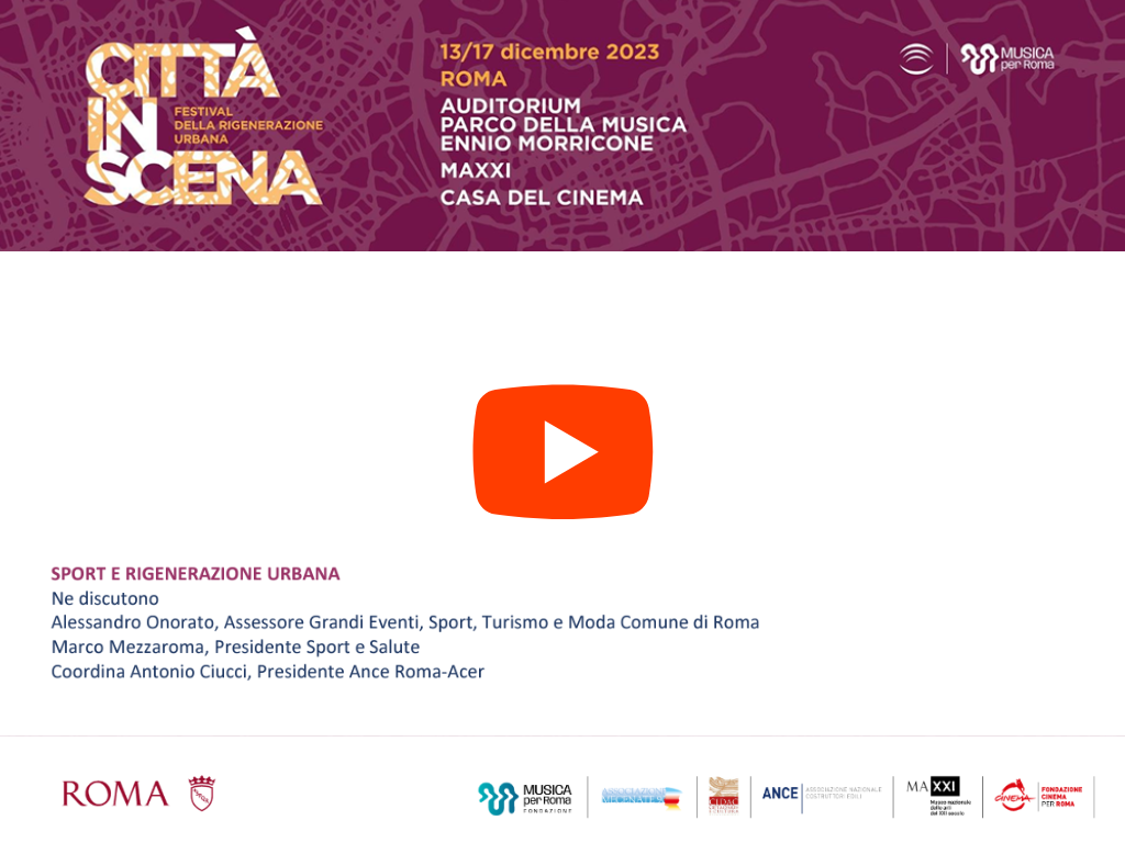 Sport e rigenerazione urbana Ciucci @Auditorium 15 dicembre 2023 1