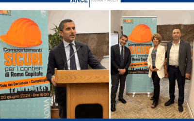 “Comportamenti sicuri per i cantieri di Roma Capitale”. Il Presidente Ciucci alla presentazione del progetto di ricerca e formazione in Campidoglio: “Contratto collettivo dell’edilizia miglior antidoto per preservare la sicurezza”