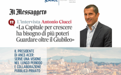 “La Capitale per crescere ha bisogno di più poteri. Guardare oltre il Giubileo” – L’intervista al Messaggero di Antonio Ciucci, Presidente dei Costruttori Romani