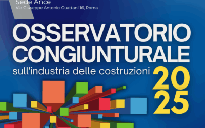 Osservatorio congiunturale Ance sull’Industria delle costruzioni  – 28 gennaio, ore 10:30 (Sede Ance) in via Guattani, 16 a Roma