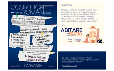 COSTRUTTORI ROMANI – “Cara casa” online lo speciale della rivista ANCE ROMA – ACER dedicato alla casa e all’abitare a Roma | LEGGI IL TERZO NUMERO