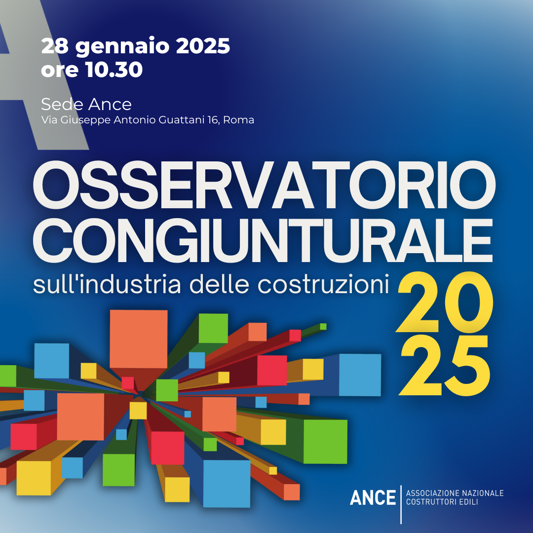 Osservatorio congiunturale Ance 2025 28 gennaio