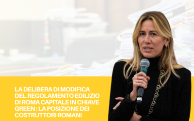 Delibera di modifica del regolamento edilizio di Roma Capitale in chiave green. Bonifati a DIAC e Repubblica Roma: “Passaggio significativo, ma servono chiarezza e incentivi”