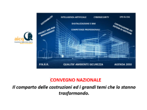 cover ANCE Costruzioni le sfide del futuro qualita sostenibilita e innovazione al centro del convegno AICQ