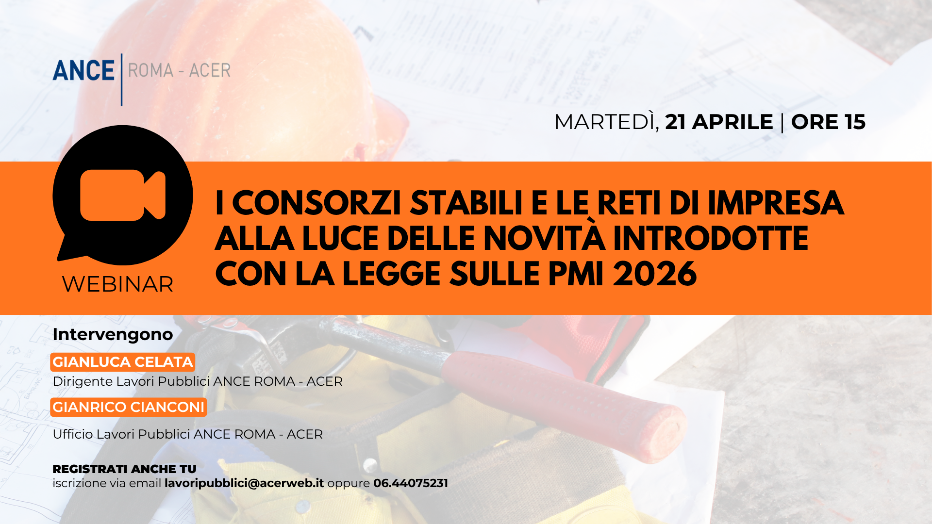 new WEBINAR 21 APRILE