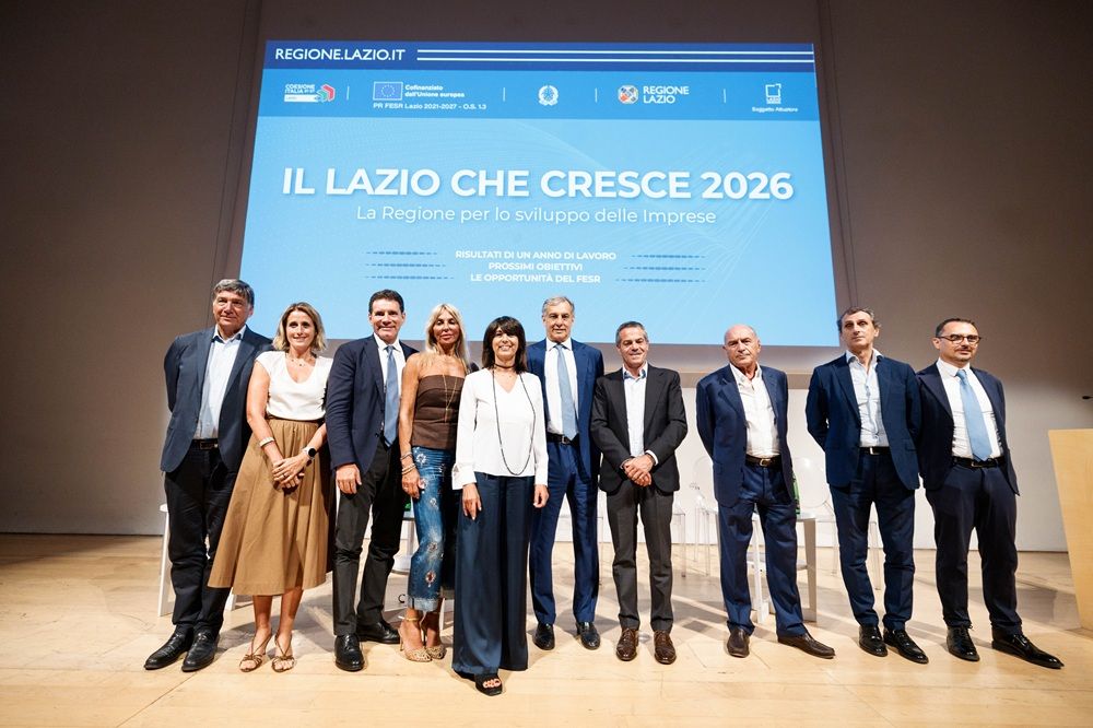 IL LAZIO CHE CRESCE 2026 foto di gruppo