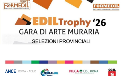 Ediltrophy 2026: il 19 settembre al via la selezione provinciale di Roma della gara di arte muraria Formedil a Pomezia