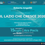 IL LAZIO CHE CRESCE 2026 15 LUGLIO 2026