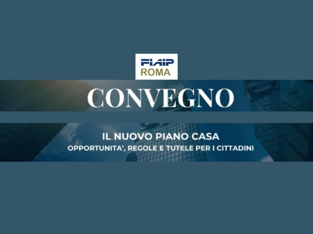 FIAIP convegno piano casa cover